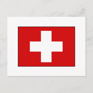 Carte Postale T-shirts et cadeaux Drapeaux suisses