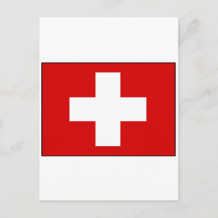 Carte Postale T-shirts et cadeaux Drapeaux suisses