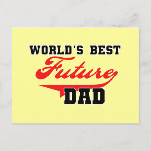 Carte Postale T-shirts et cadeaux du meilleur futur papa du mond
