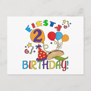 Carte Postale T-shirts et cadeaux Fiesta 2e anniversaire