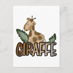 Carte Postale T-shirts et cadeaux Giraffe