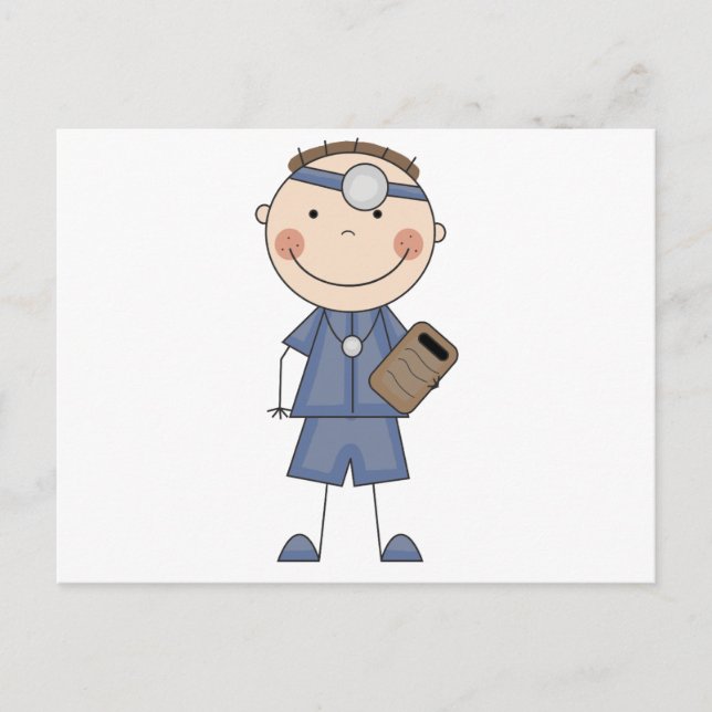 Carte Postale T-shirts et cadeaux Homme Docteur (Devant)