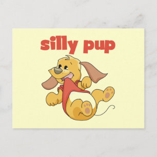 Carte Postale T-shirts et cadeaux idiots de chiot