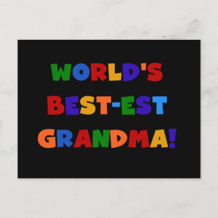 Carte Postale T-shirts et cadeaux les plus beaux de grand-mère a