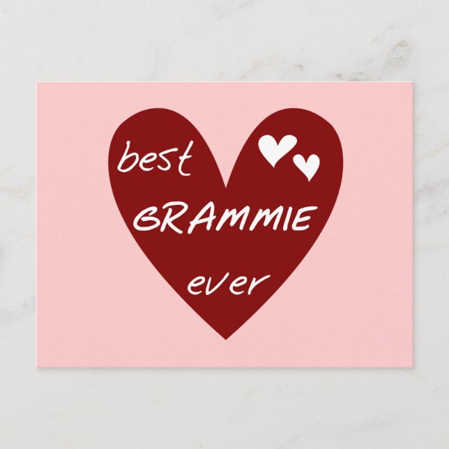 Carte Postale T-shirts et cadeaux Meilleure Grammie du monde ave (Devant)
