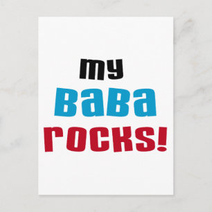 Carte Postale T-shirts et cadeaux My Baba Rocks