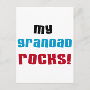 Carte Postale T-shirts et cadeaux My Grandad Rocks