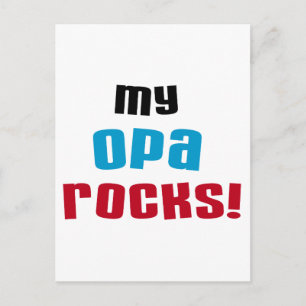 Carte Postale T-shirts et cadeaux My Opa Rocks