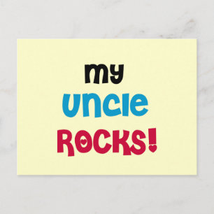 Carte Postale T-shirts et cadeaux My Uncle Rocks
