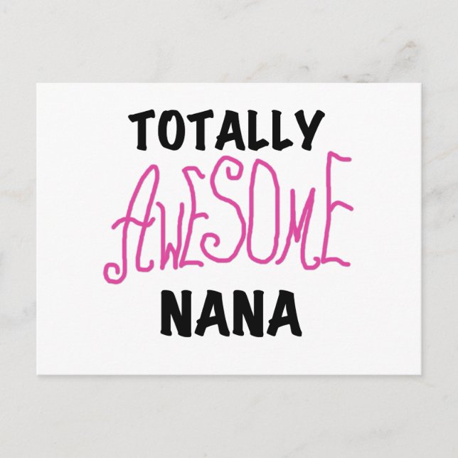 Carte Postale T-shirts et cadeaux Nana Pink totalement géniaux (Devant)