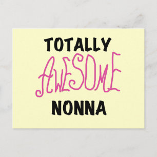 Carte Postale T-shirts et cadeaux Nonna Pink totalement géniaux