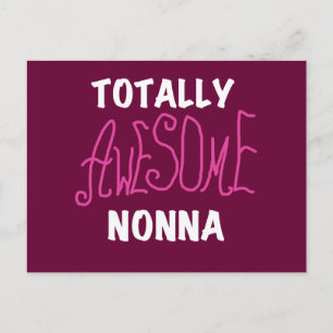 Carte Postale T-shirts et cadeaux Nonna Pink totalement géniaux
