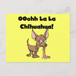 Carte Postale T-shirts et cadeaux Oohh La La Chihuahua
