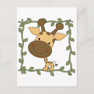 Carte Postale T-shirts et cadeaux pour bébé Giraffe