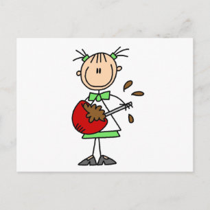 Carte Postale T-shirts et cadeaux pour filles en mélange de batt