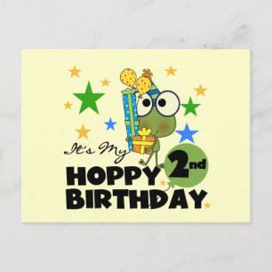 Carte Postale T-shirts et cadeaux pour le 2e anniversaire de la 