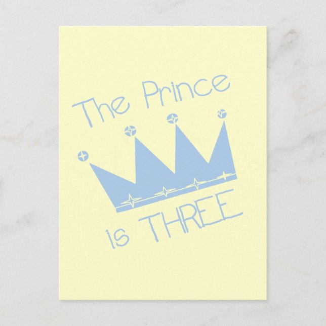 Carte Postale T-shirts et Cadeaux pour le 3ème Anniversaire du P (Devant)