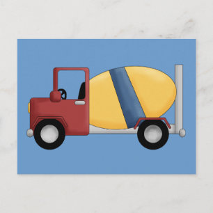 Carte Postale T-shirts et cadeaux pour mélangeurs de ciment