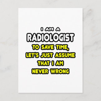 Carte Postale T-shirts et cadeaux radiologistes amusants