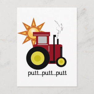 Carte Postale T-shirts et cadeaux Red Farm Tractor