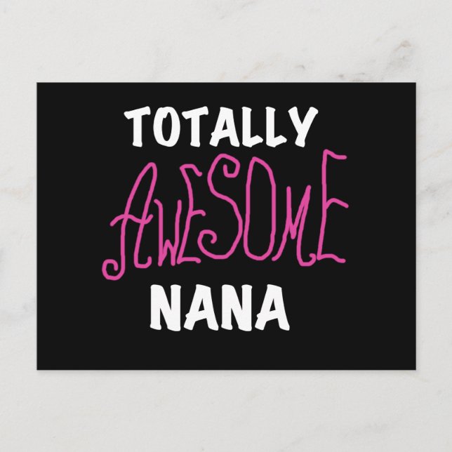 Carte Postale T-shirts et cadeaux roses totalement (Devant)