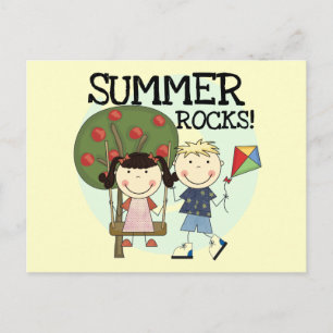 Carte Postale T-shirts et cadeaux Summer Rocks