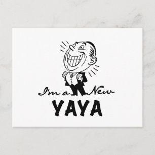 Carte Postale T-shirts et cadeaux Yaya Yaya souriants