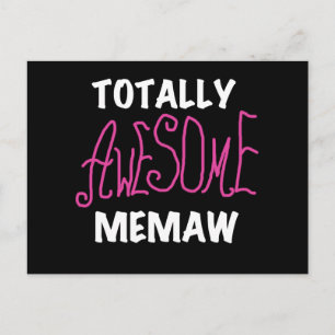 Carte Postale T-shirts rose totalement impressionnant de Memaw