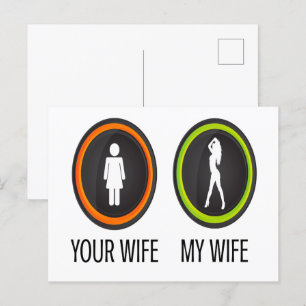 Carte Postale Ta Femme Ma Femme