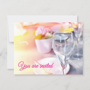 Carte Postale Table de mariage