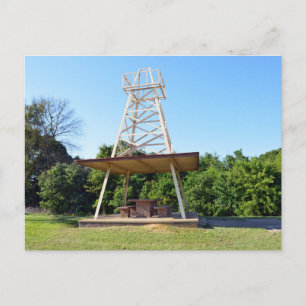 Carte Postale Table de pique-nique Derrick, autoroute I-20, Texa