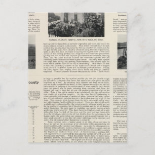 Carte Postale Table Grove Ranch, Californie