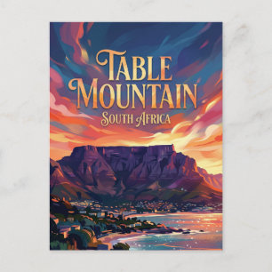 Carte Postale Table Mountain Afrique du Sud