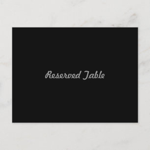 Carte Postale Table réservée