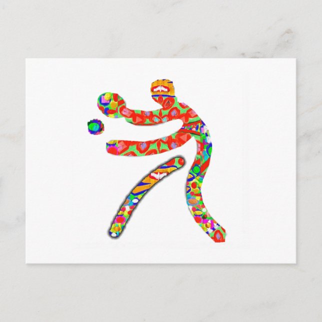 Carte Postale TABLE TENNIS Sports (Devant)