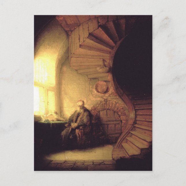 Carte Postale Tableau Art Rembrandt (Devant)