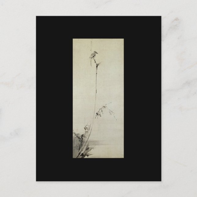 Carte Postale Tableau de Miyamoto Musashi, c. Années 1600 (Devant)