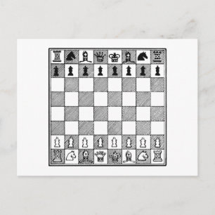 Carte Postale Tableau des échecs
