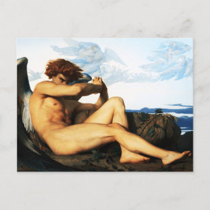 Carte Postale Tableau Fallen Angel par Alexandre Cabanel
