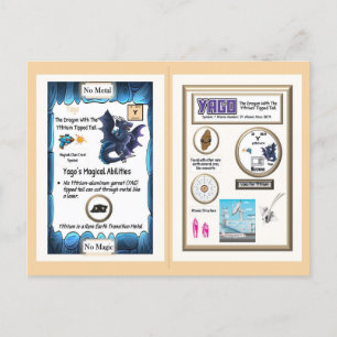 Carte Postale Tableau périodique Dragon - Yttrium