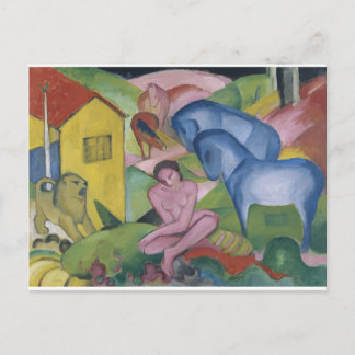 Carte Postale Tableau vintage Imaginaire Intitulé "Le Rêve"