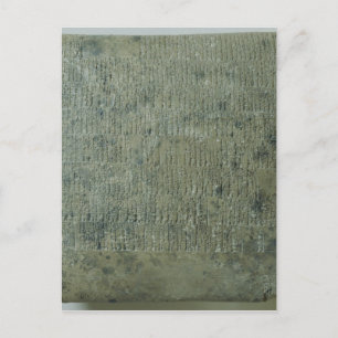 Carte Postale Tablet avec script cuneiform