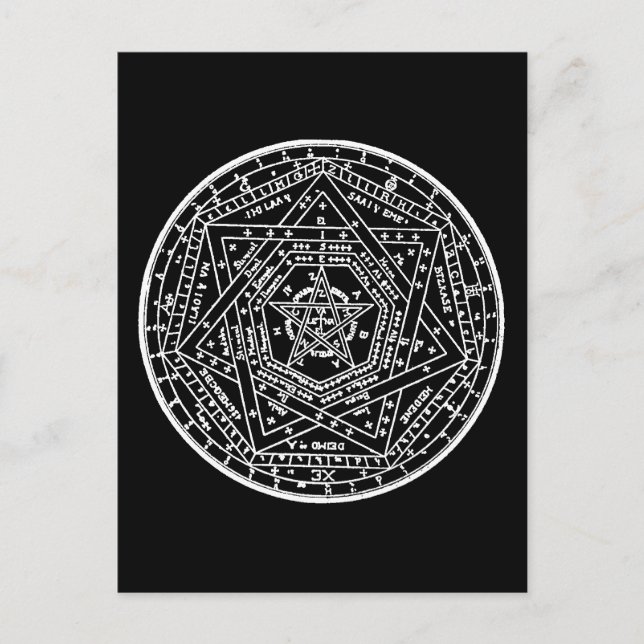 Carte Postale Tablet John Dee (Devant)