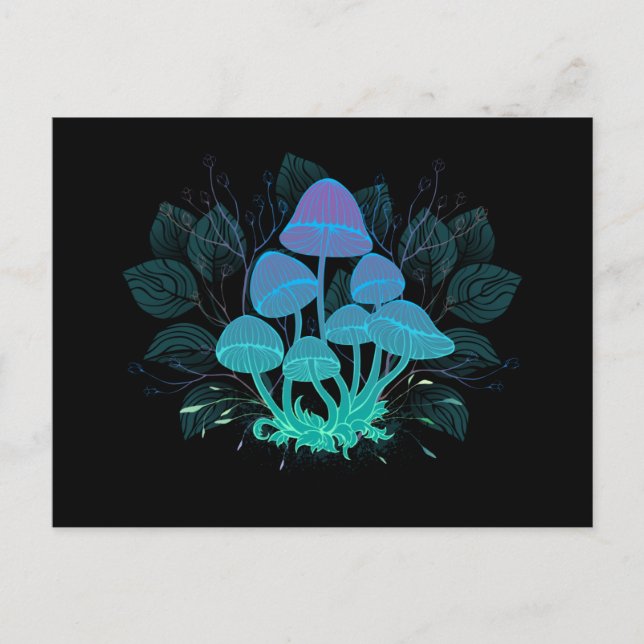 Carte Postale Tabourets dans Bushes (Devant)