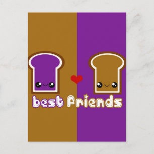 Carte Postale Tabu Japan Best Friends Line - PB&J