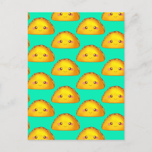 Carte Postale Taco de boeuf haché mexicain