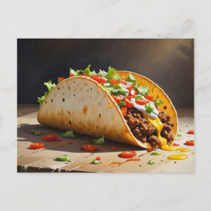 Carte Postale Taco Still Life