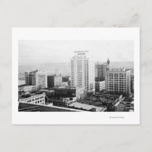 Carte Postale Tacoma, WA Skyline View de Winthrop Hotel