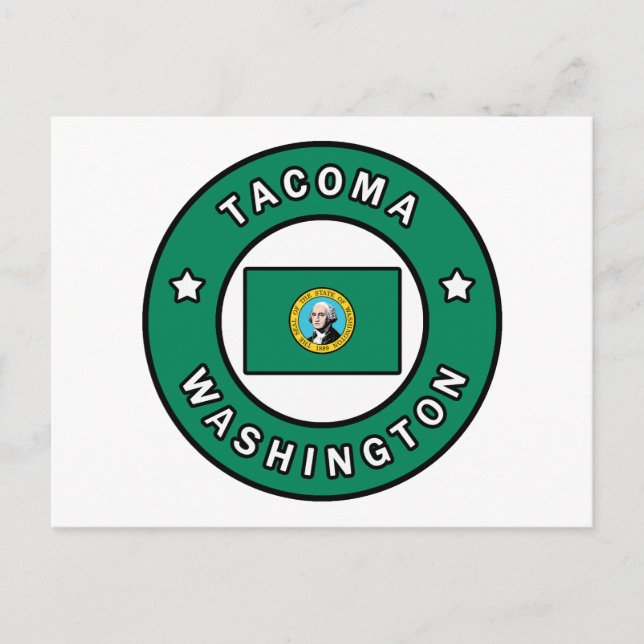 Carte Postale Tacoma Washington (Devant)