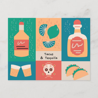 Carte Postale Tacos & Tequila